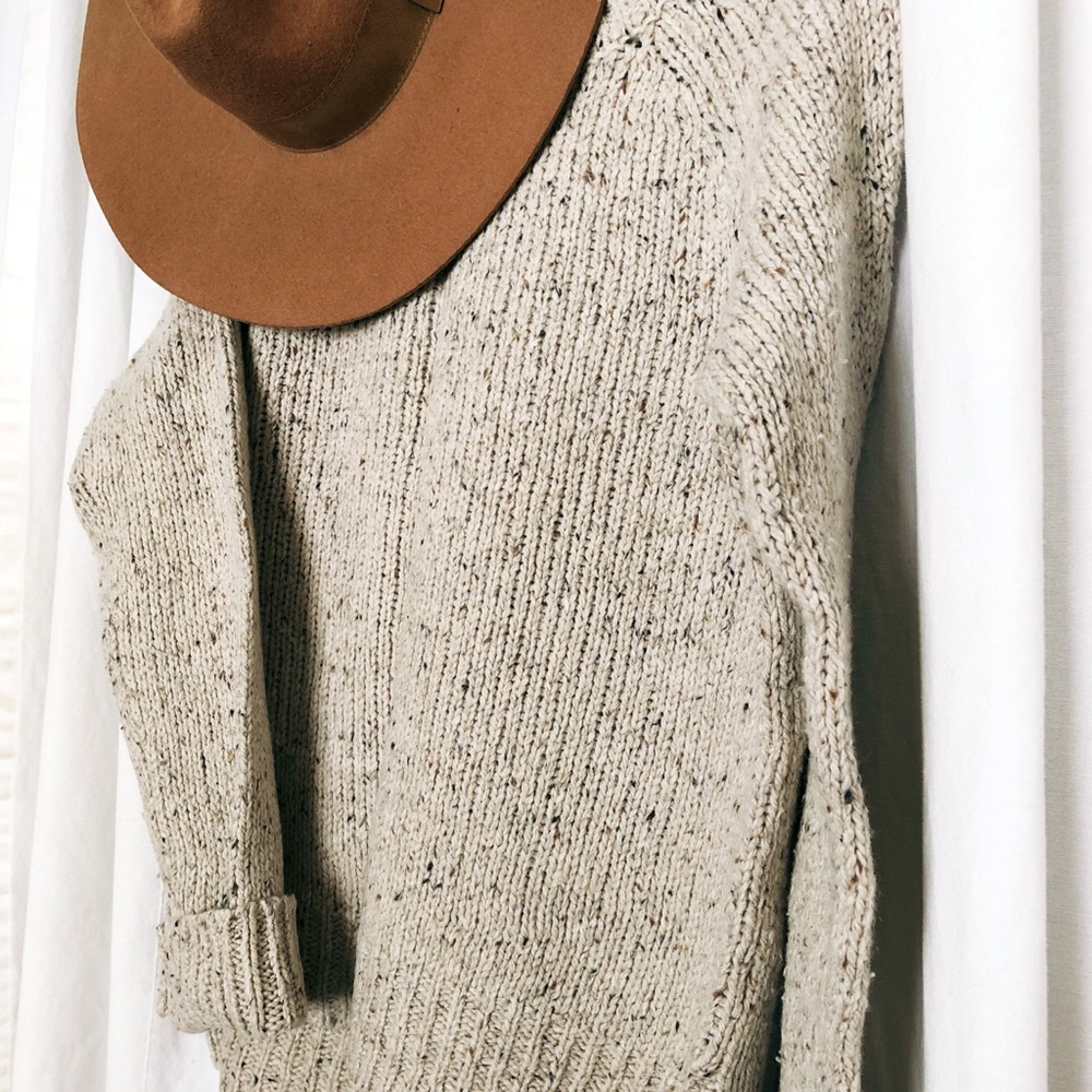 Oatmeal sweater